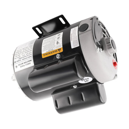 maXpeedingrods 5HP SPL Air Compressor Electric Motor, 56 Frame 3450RPM, 230V 15.0Amps Voltage, 5/8" Keyed Shaft, CCW Rotation, 1.88" Shaft Length for Air Compressors