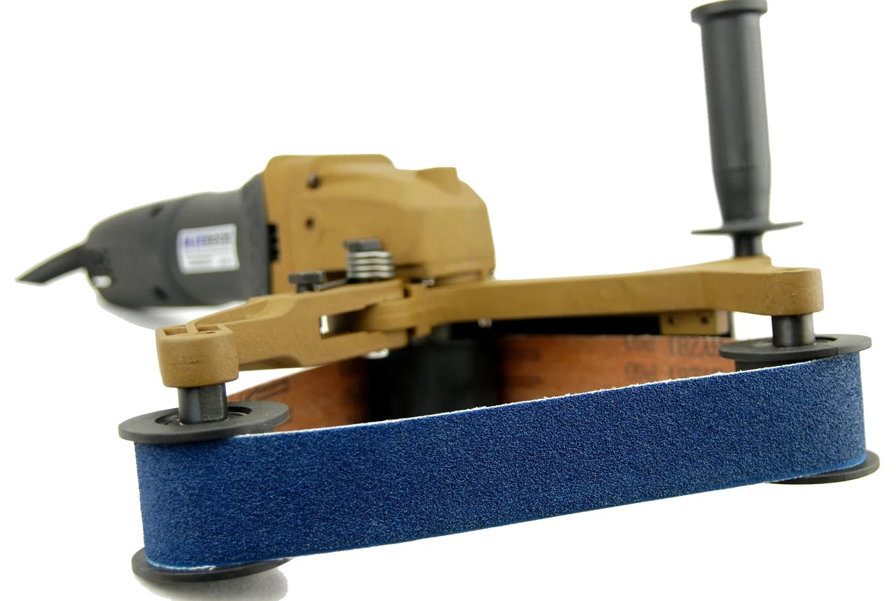BLUEROCK 40A & 50 Belts Pipe Polisher Belt Sander (Belts fit Metabo) handrail pool fence exhaust stainless boat railing