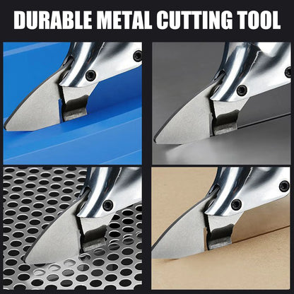 ZenCart Cordless Sheet Metal Cutter with LED Lights Durable Construction Portable Battery Powered Brushless Electric Metal Scissor