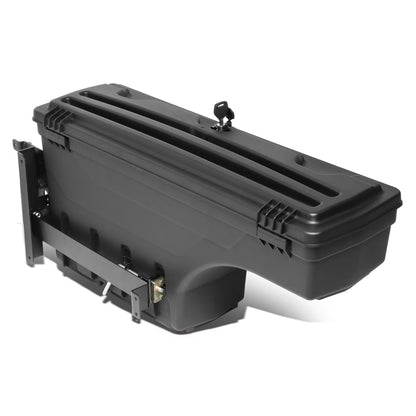 DNA Motoring ZTL-Y-0124 For 2007 to 2019 Chevrolet Silverado GMC Sierra Right Side Truck Bed Wheel Well Storage Case Tool Box 08 09 10 11 12 13 14 15