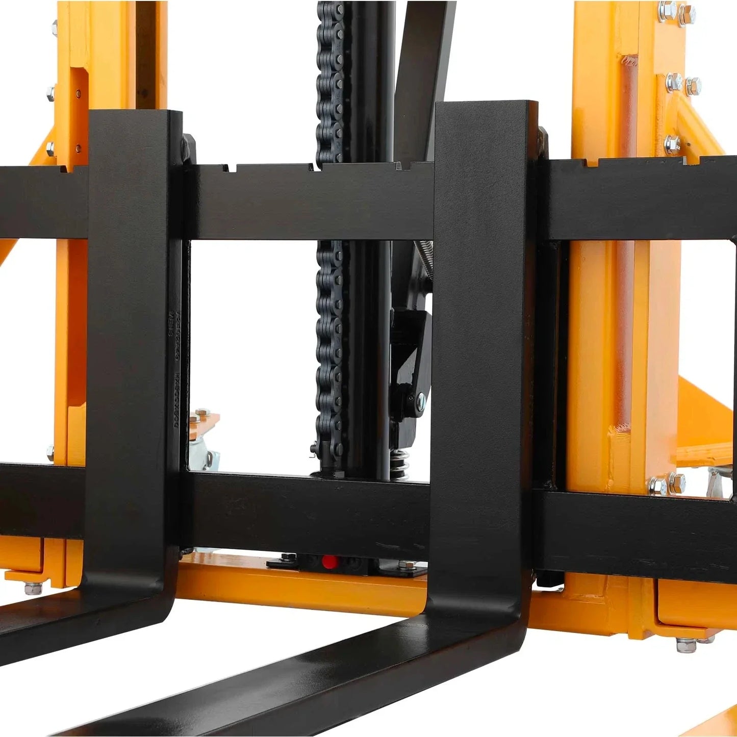 APOLLOLIFT 2200lb Hydraulic Hand Walkie Pallet Stacker, 63" Lifting Manual Forklift with Adjustable Fork