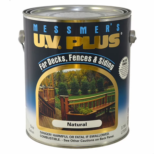 60‐Pack of 1 gal Messmer's MC00 Natural U.V. Oil‐Based Plus Transparent Stain