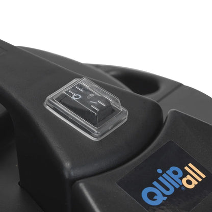 Quipall EC818-1200 1200-Watt 8.3 Gallon Plastic Tank Wet/Dry Vacuum