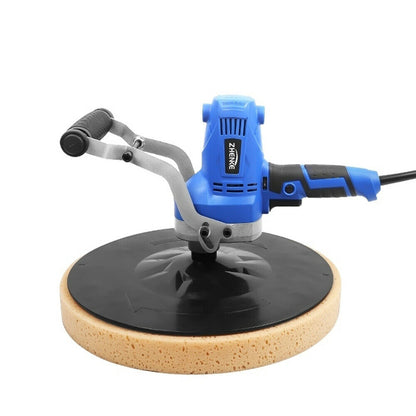 Fetcoi 850W Handheld Drywall Sander, Electric Wall Sander Smoothing Polishing Machine 1-4 Adjustable Speed for Concrete Cement Mortar (Blue)