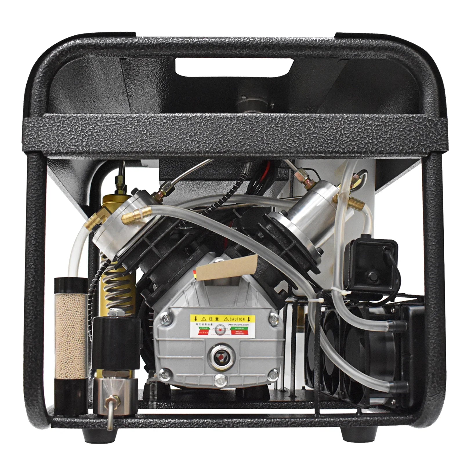 TUXING 4500Psi Pcp Air Compressor,High Pressure Air Compressor,Built-in Water and Fan Cooling System Filter,Auto Stop and Auto Purge Version,for Diving Scuba tank Filling Air Rifle Tank (TXEDT033)