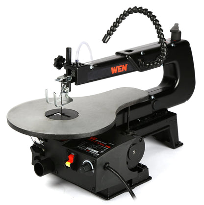 WEN 16-Inch Variable Speed Scroll Saw with Easy-Access Blade Changes and Work Light