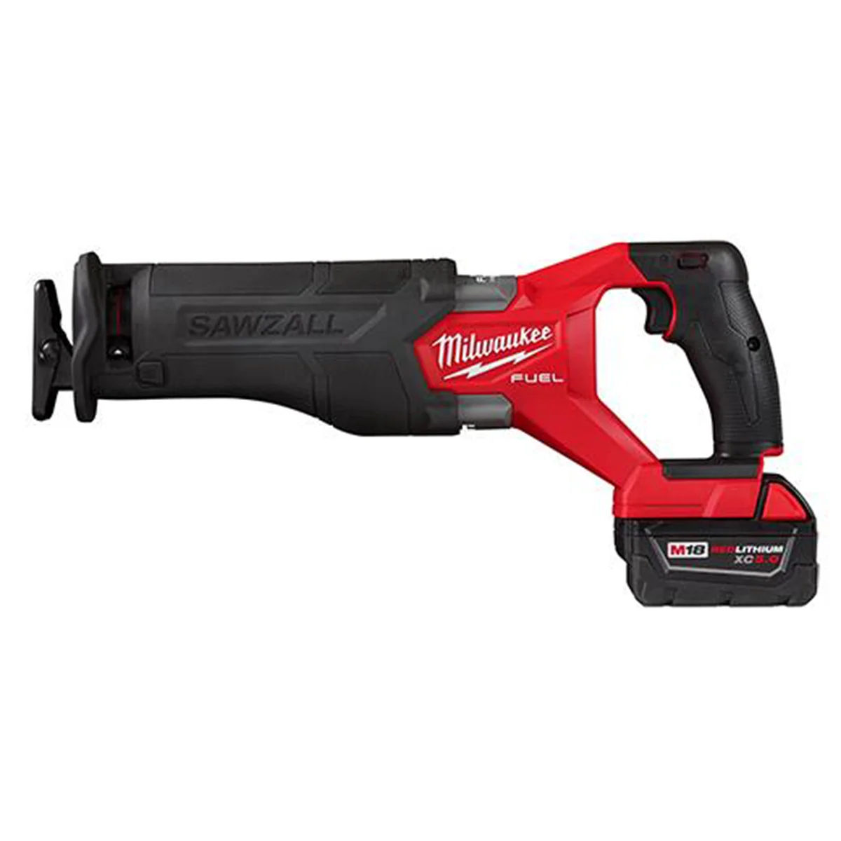 Milwaukee Tool M18 FUEL SAWZALL Reciprocating Saw - 2 Battery XC5.0 Kit