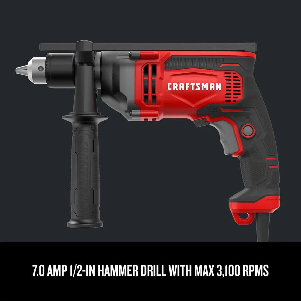 CRAFTSMAN Drill/Driver, 7 Amp, 1/2 inch, Corded (CMED741)