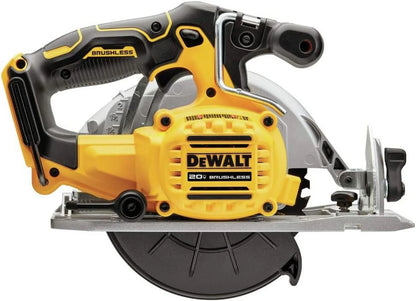 DEWALT 20V MAX Brushless Cordless Circular Saw and Drill Combo Kit with DEWALT POWERSTACK Compact Batteries DCK239E2