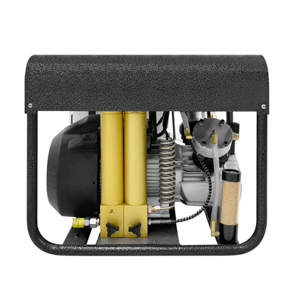 TUXING 4500Psi PCP Compressor,Built-in Water and Fan Cooling System,Two Stage Filtration Filter,Auto Stop for Paintball Air Rifle Diving Scuba Tank