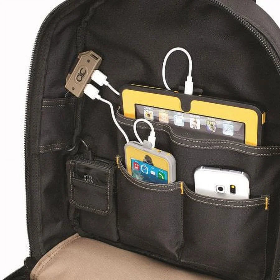 Custom Leather Craft E-Charge Tool Bags, Gray, 4" x 14" x 15"