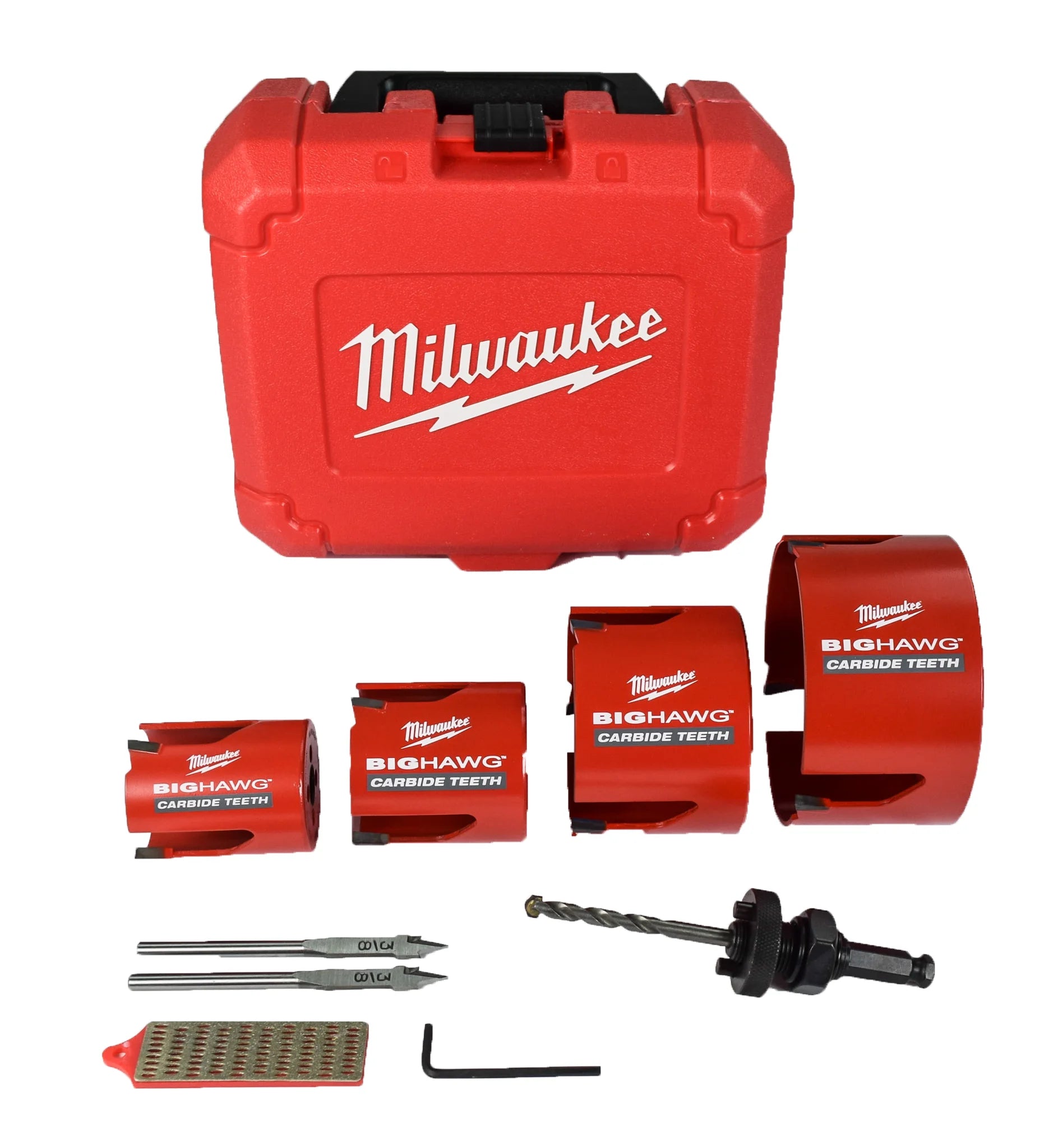 Milwaukee BIG HAWG Carbide Hole Saw Kit (8-Piece) 49-56-9285