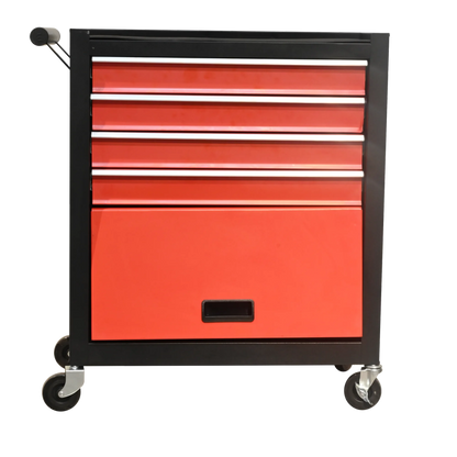 4 Drawer Rolling Toolbox, Tool Chest Cart with 4 Wheels and Drawers, Large capacity Detachable Tool Storage Cabinet for Workshops, Garages, Maintenance Rooms