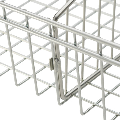 TRINITY EcoStorage 5-tier 48x18x72 Wire Shelving with Baskets & Dividers NSF Chrome
