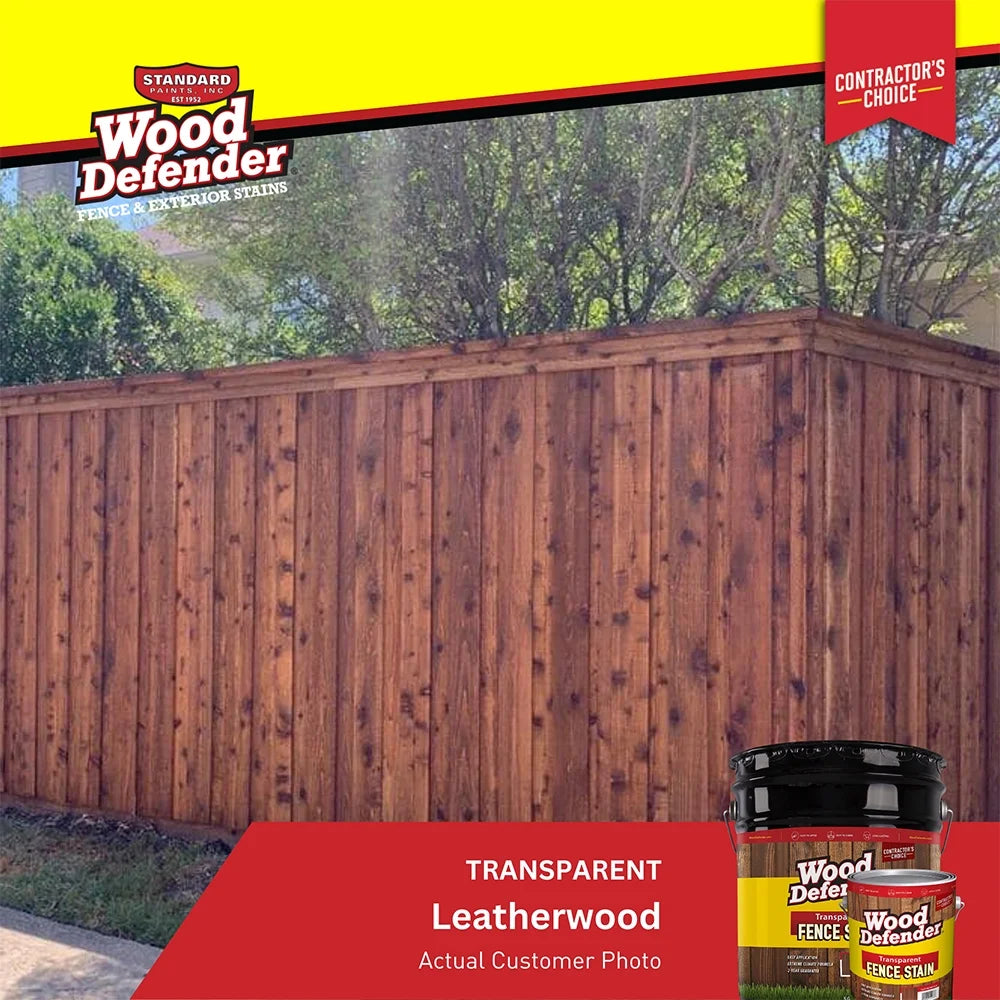 Standard Paints 809503-5 Fence Stain Leatherwood - 5 gal