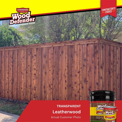 Standard Paints 809503-5 Fence Stain Leatherwood - 5 gal
