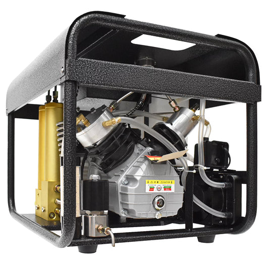 TUXING 4500Psi Pcp Air Compressor,High Pressure Air Compressor,Built-in Water and Fan Cooling System Filter,Auto Stop and Auto Purge Version,for Diving Scuba tank Filling Air Rifle Tank (TXEDT033)