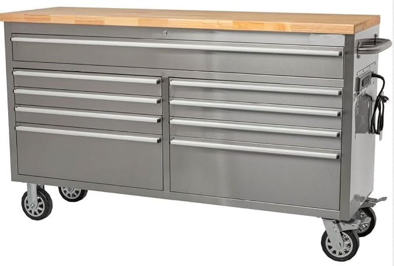 Hetoy 96 inch Tool Chest Tool Box Mobile 24 Drawers Storage Rolling Cabinet with Wheels Lock Key Locking System Drawer Liners for Garage Warehouse Repair Shop