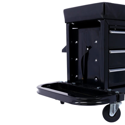 UBesGoo 350-Pound Capacity Garage Glider Rolling Tool Chest Seat