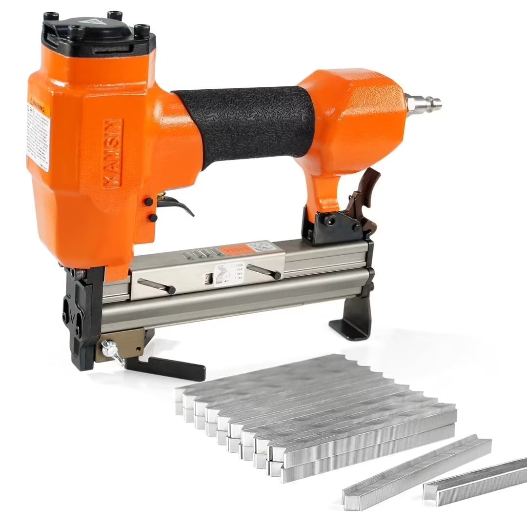 KAMSIN V1015 30 Gauge Pneumatic Framing Nail Gun, Picture Frame V Nailer 5/16'' to 19/32'', 1 Piece