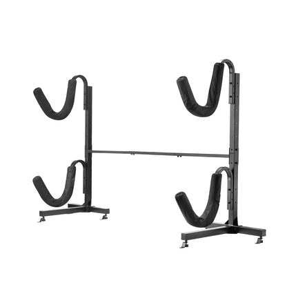 2-Kayak Storage Rack – Freestanding Vertical Storage for Paddleboards or Kayaks with 175LBS Weight Capacity – Kayaking Equipment by Rad Sportz
