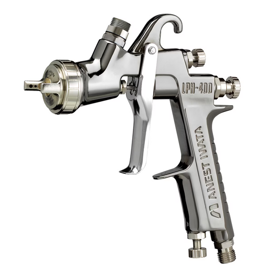 ANEST IWATA 5640 LPH400-134LV Center Post Gravity Feed HVLP Spray Gun