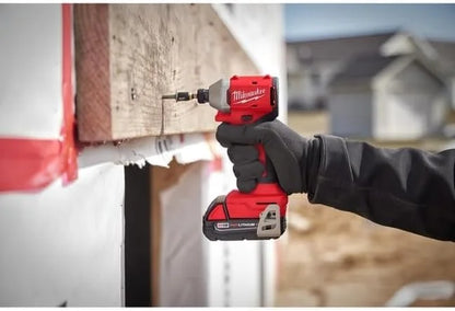 Milwaukee Tool M18TM Compact Brushless 1/4" Hex Impact Driver