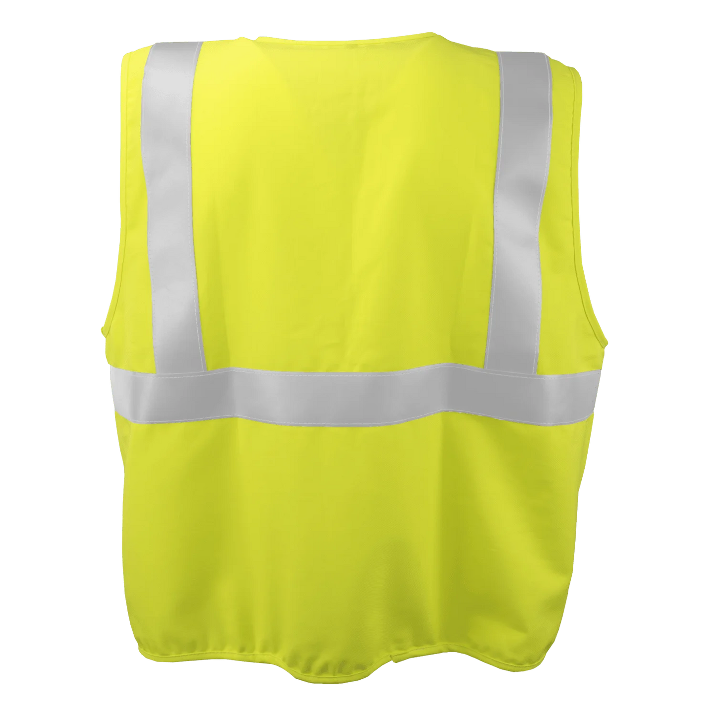 Ironwear 1255 Class 2 Flame-Resistant Safety Vest w/Zipper & Radio Tabs