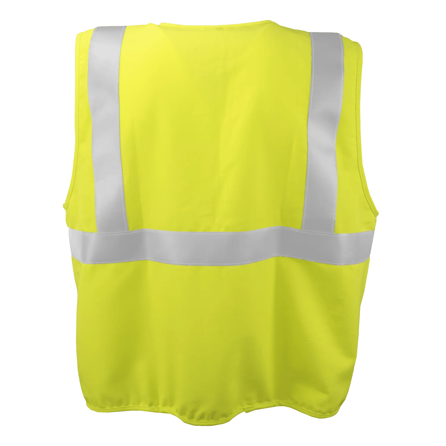 Ironwear 1255 Class 2 Flame-Resistant Safety Vest w/Zipper & Radio Tabs