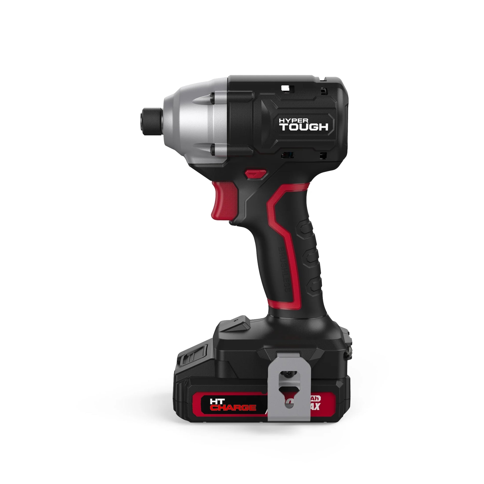 Hyper Tough 20V 1/4? Impact Driver & 1/2? 2-Speed Hammer Drill Bundle, (2) 1.5Ah Lithium-Ion Batteries & (2) Chargers