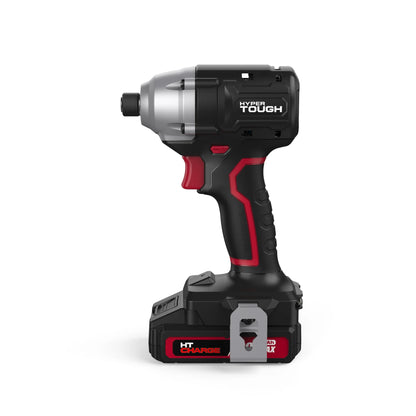 Hyper Tough 20V Cordless 3/8? Drill, 1/4? Impact Driver & Reciprocating Saw Bundle, (3) 1.5Ah Lithium-Ion Batteries & (3) Chargers
