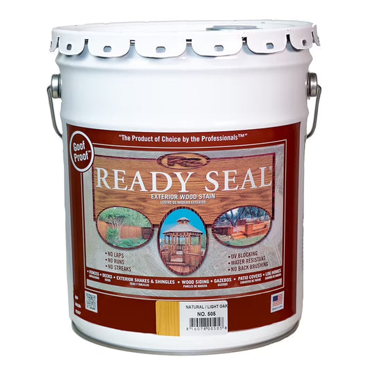 16-Pack of 5 gal Ready Seal 505 Natural (Light Oak) Exterior Stain and Sealer For Wood