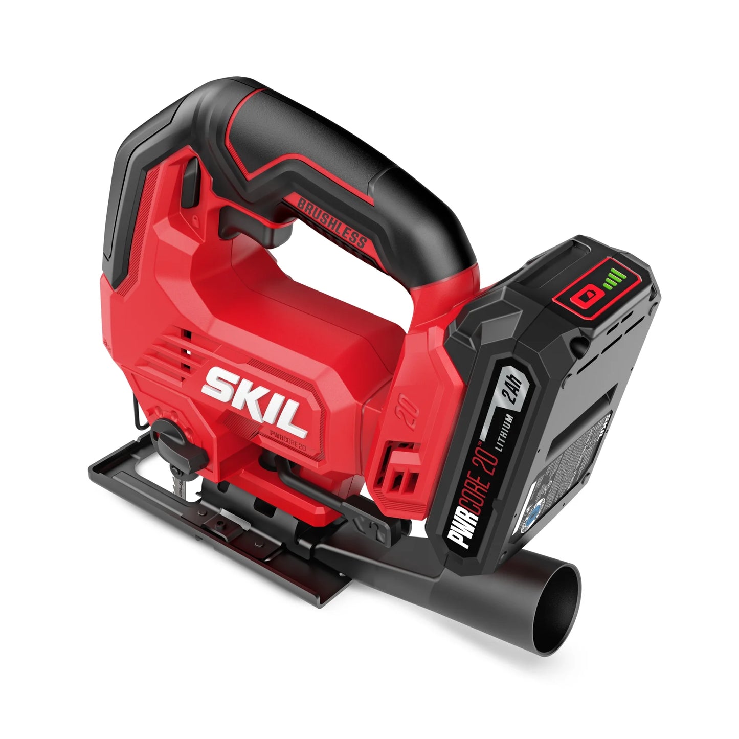SKIL Brushless 20V Compact Multi-Head Drill Driver Kit Including 2.0 Ah USB-C Battery & PD Charger-QD6293B-10