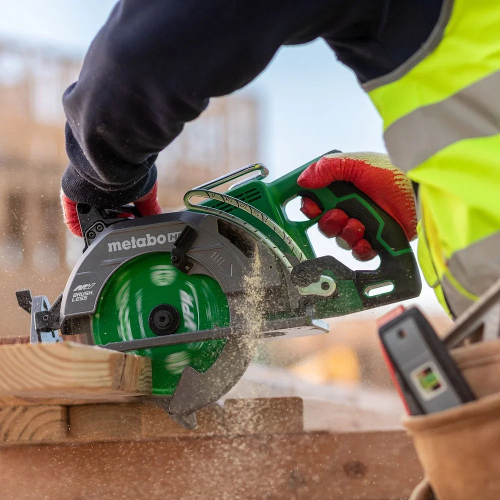 Metabo HPT 36V Cordless 7-1/4" Rear Handle Circular Saw, 500 Cuts Per Charge, Lightweight at 8.2 Lbs