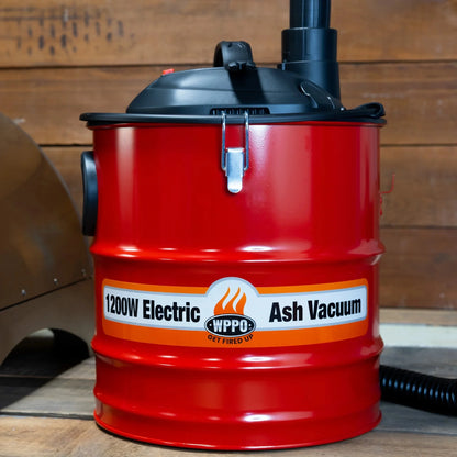 WPPO WKAV-120v 120V 1200W Corded Ash Vacuum with Attachments
