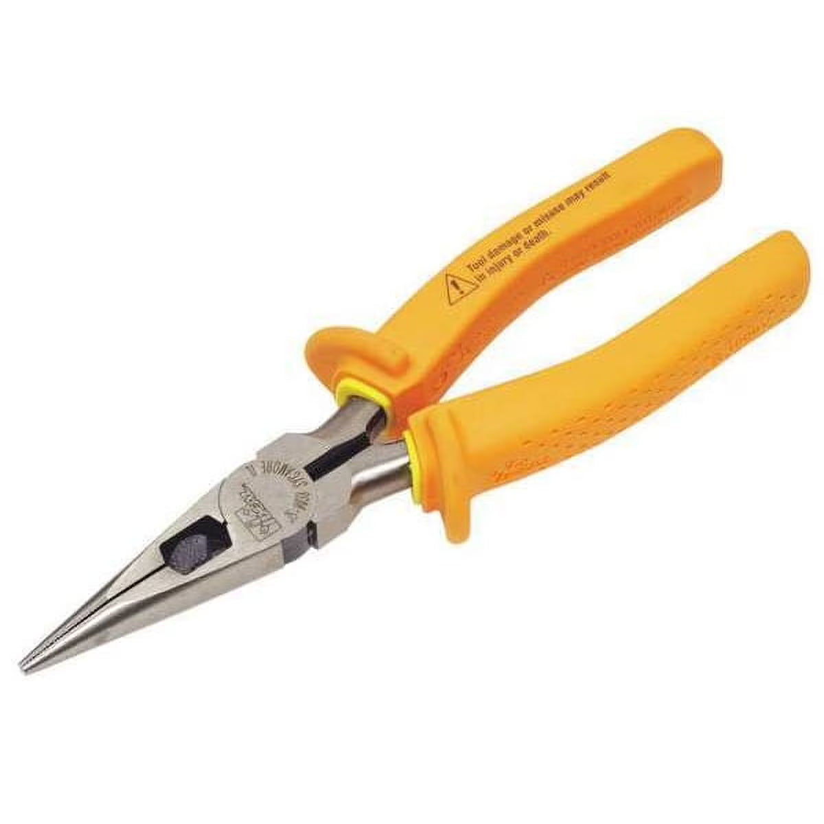 Ideal Long Nose Plier,8-3/4" L,Serrated 35-9038