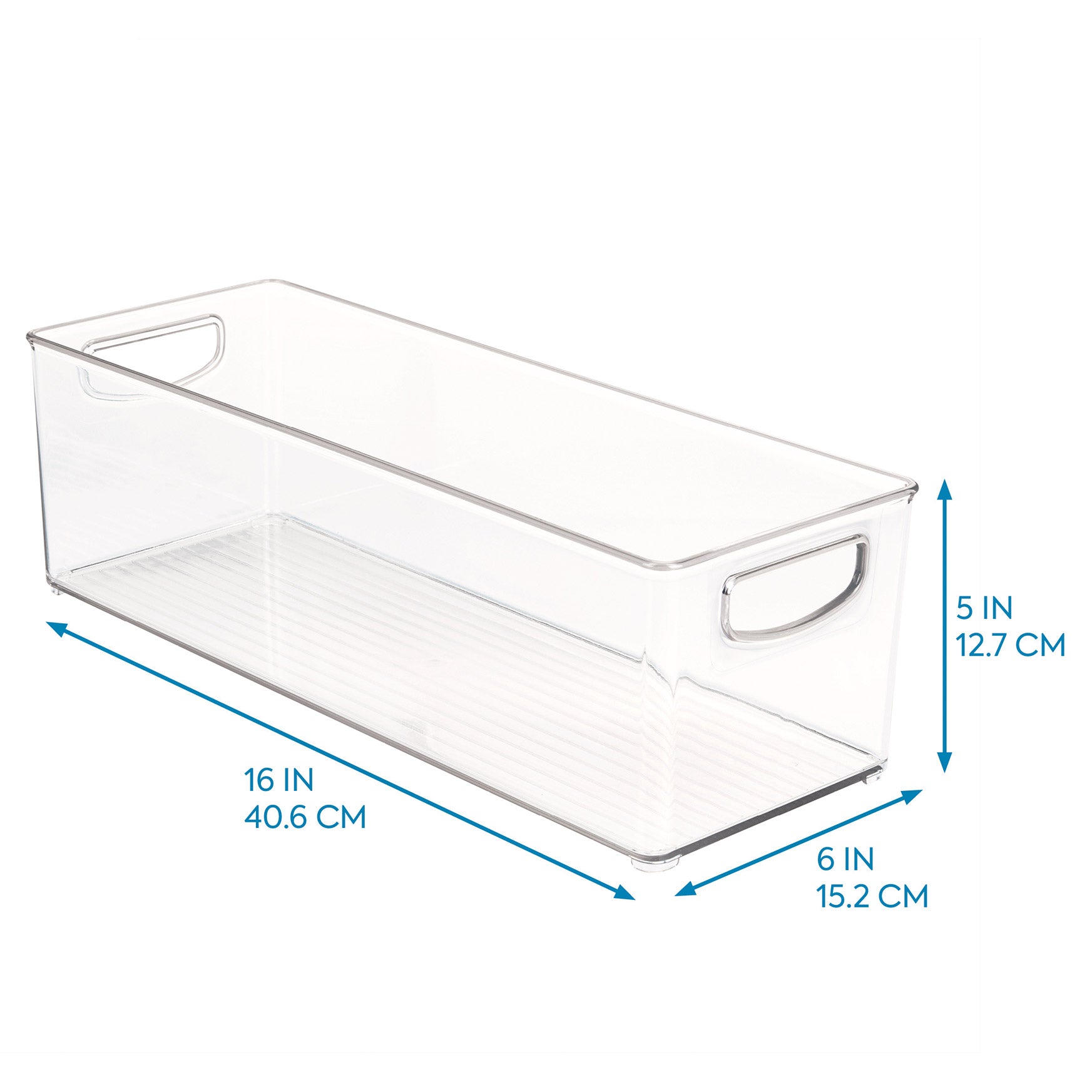 iDESIGN Linus Deep Storage Bins, 6-piece Set