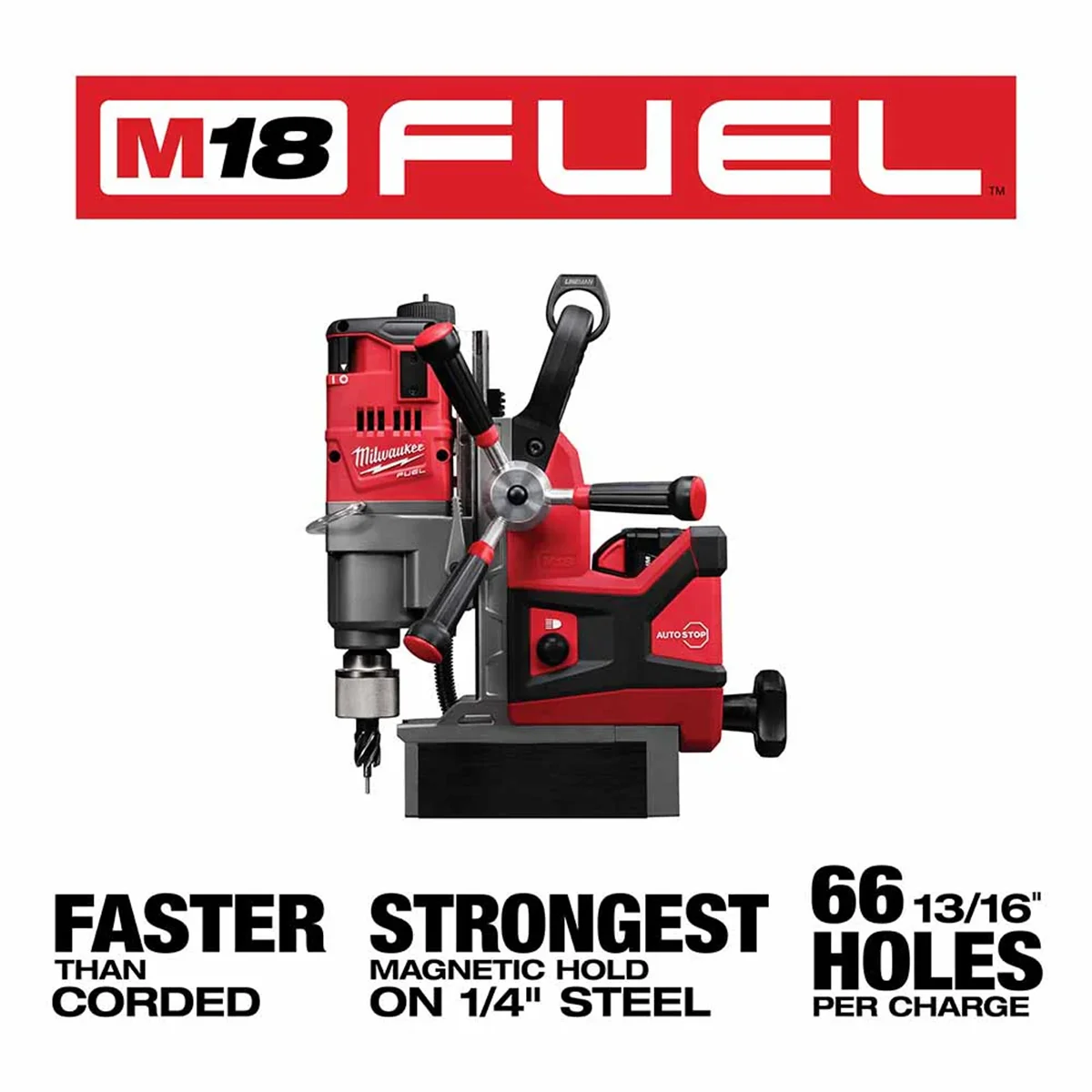 Milwaukee 2788-22HD M18 FUEL 1-1/2" Lineman Magnetic Drill High Demand Kit