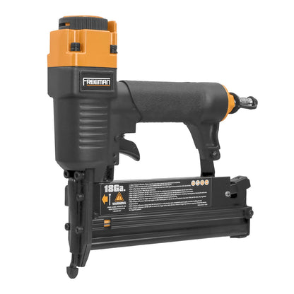 Freeman PE1GCCK 20V Cordless 1 Gal. Air Compressor with 3-in-1 Pneumatic Finish Nailer/Stapler, Battery, Charger, Air Hose, Inflation Accessory Kit and Fasteners (600 Count) - 700 Shots per Charge