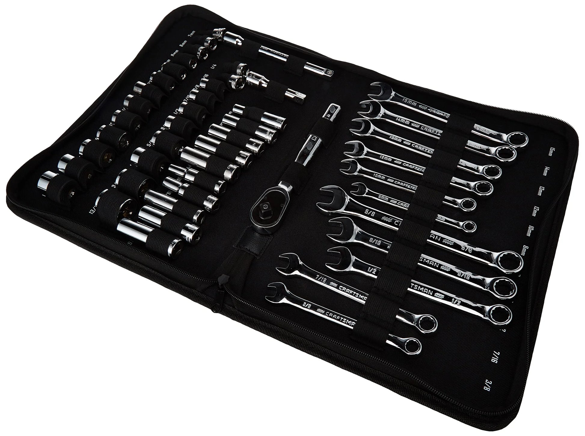 BLACK+DECKER, Finish Mechanic Socket Wrench & Set,47 Piece