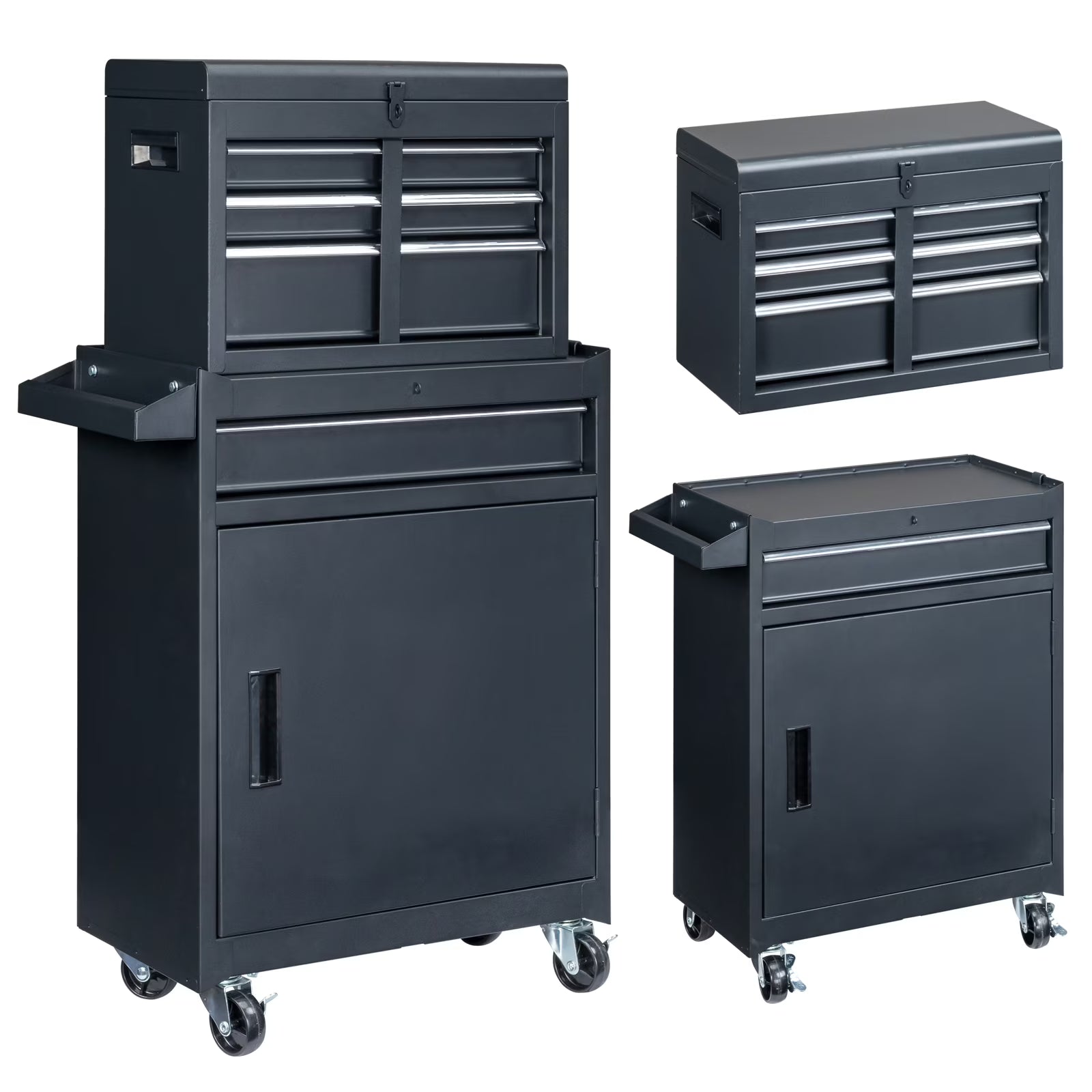 Zimtown Rolling Tool Chest, 4-Drawer Tool Box Organizer, Tool Storage Cabinet