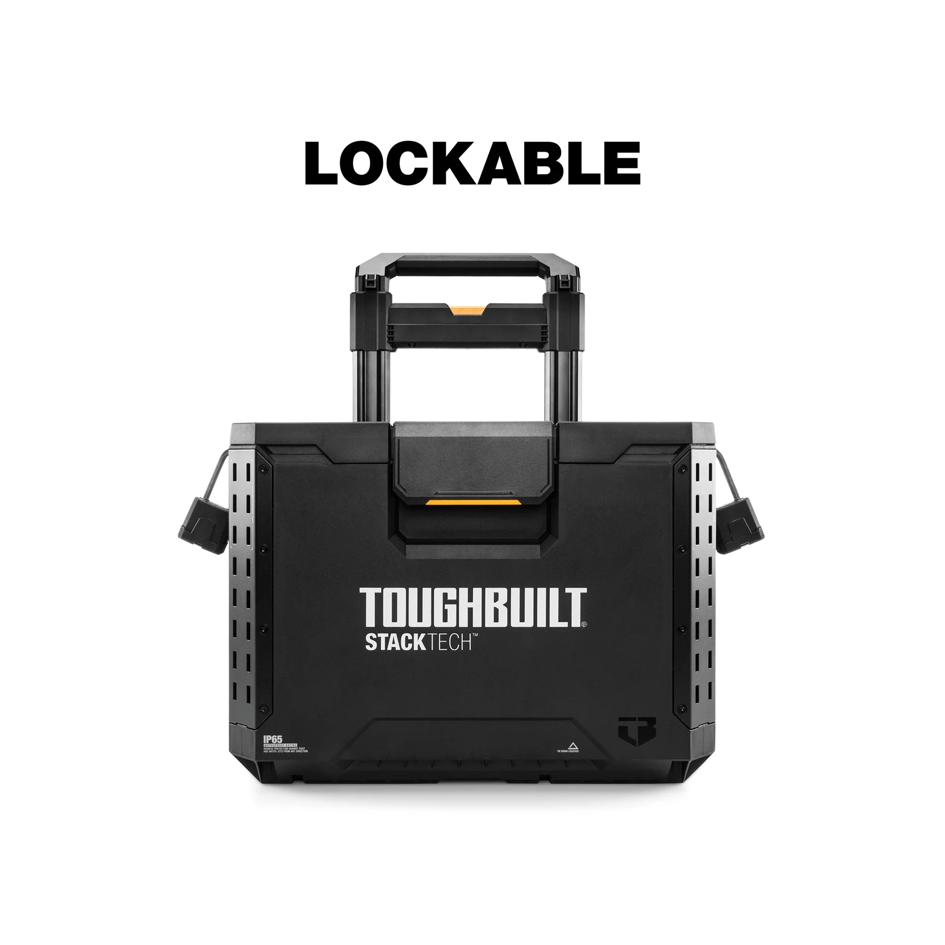 ToughBuilt Portable 2-in-1 Rolling Tool Box with Wheels & Stackable Design