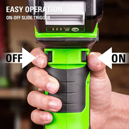 Greenworks 24V Speed Saw Rotary Cut 27,000 RPM Tools 6 Piece Kit with 2Ah Battery and Charger