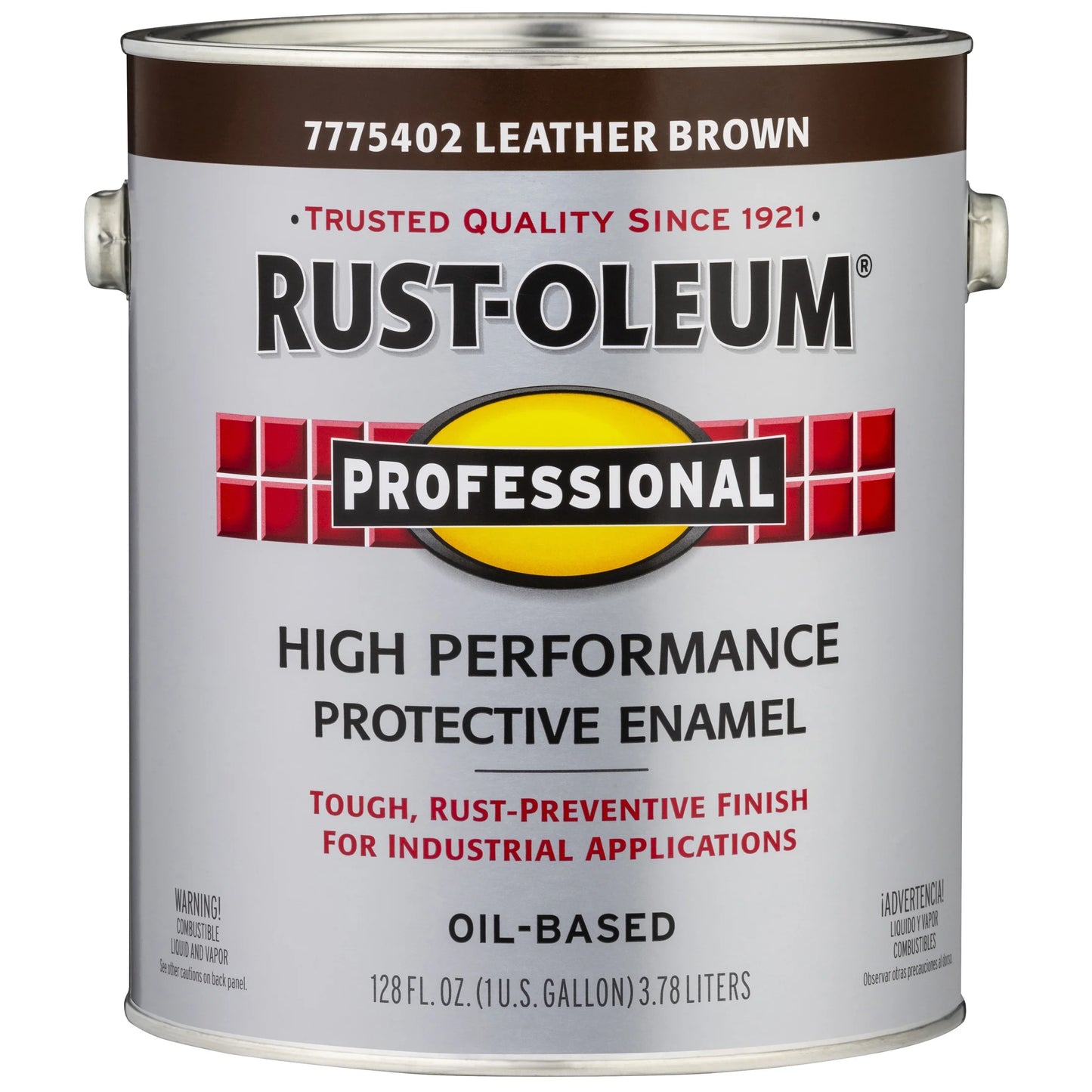 2 Pack, Leather Brown, Rust-Oleum Professional High Performance Gloss Protective Enamel Paint- Gallon