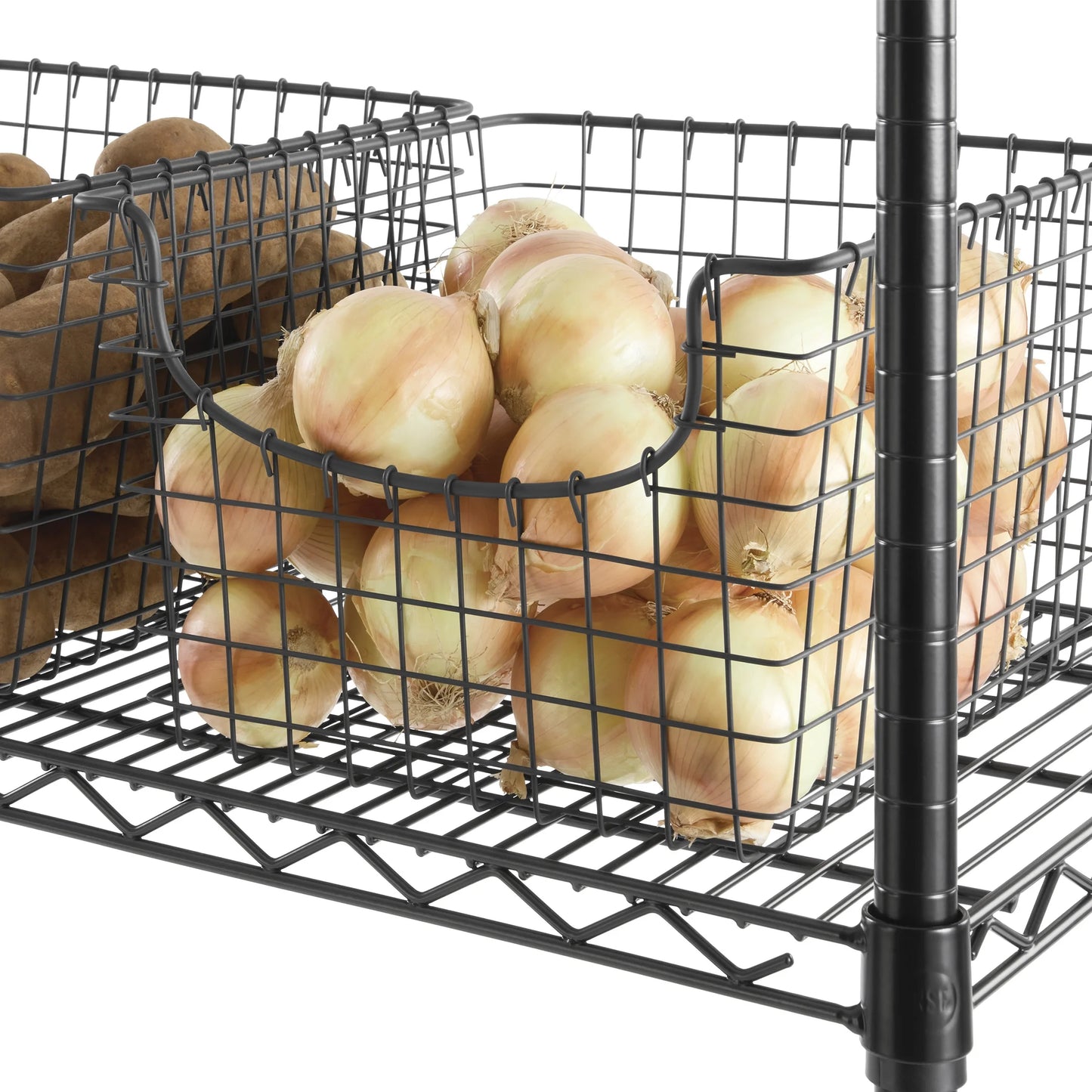Hyper Tough 5-Tier Multipurpose Wire Shelving Rack, Chrome Color, 3000lbs Load Capacity