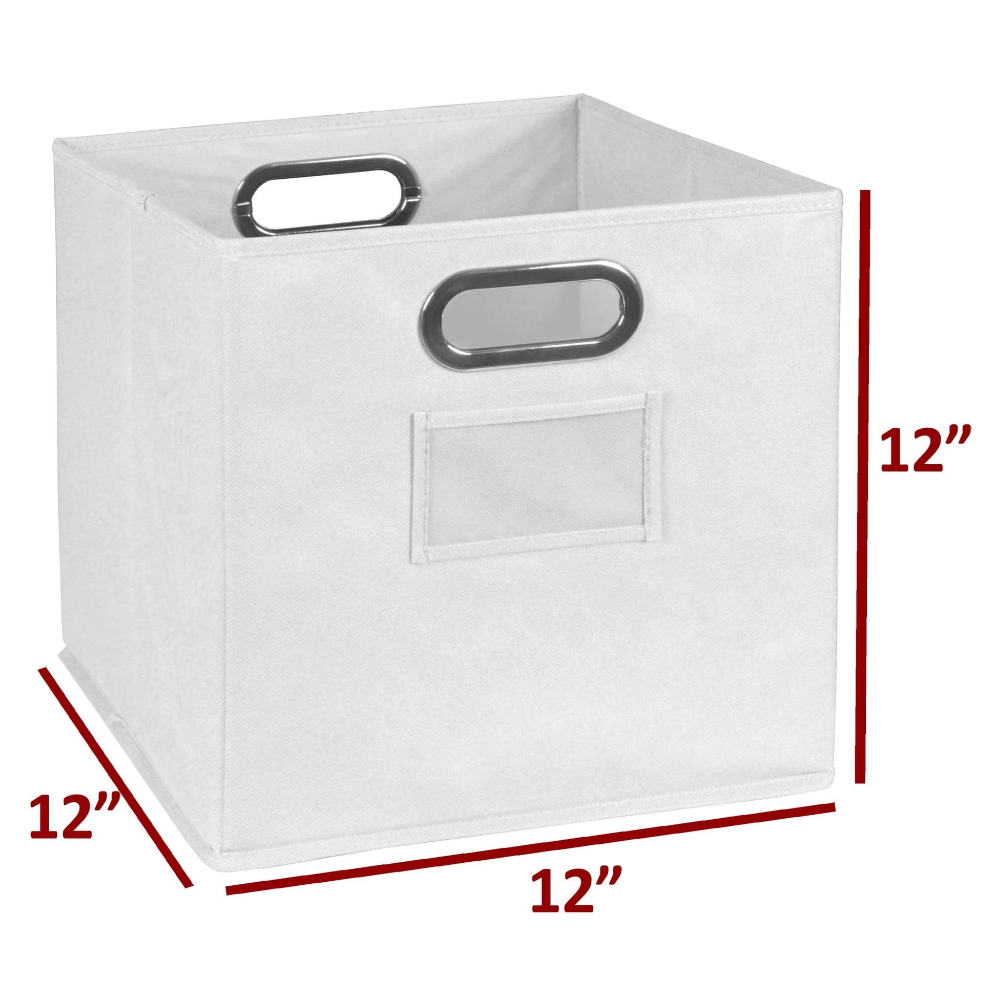 Niche Cubo Storage Set - 2 Cubes and 1 Canvas Bin- Truffle/White