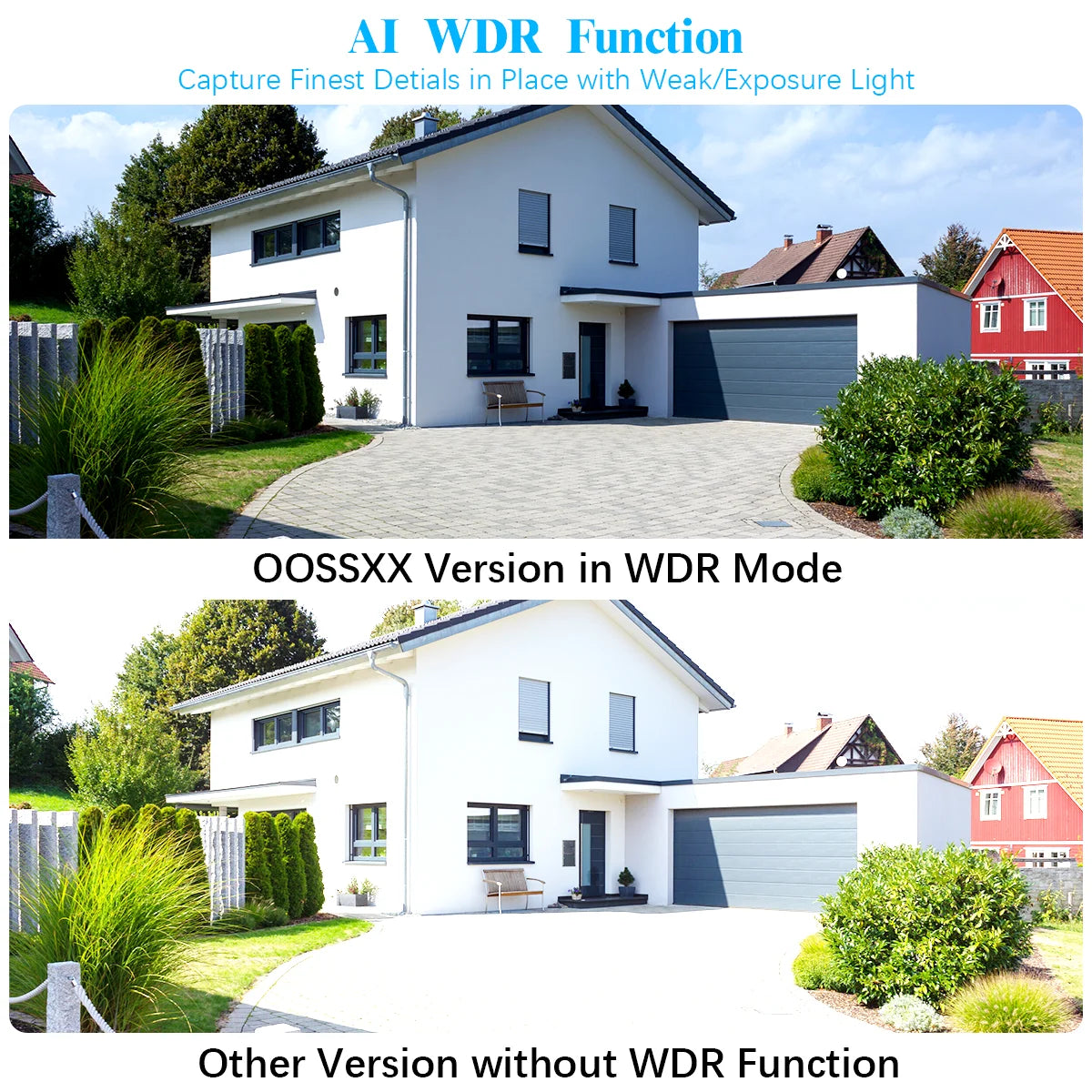 {Full HD 5MP} Outdoor Wired Security Camera System with Night Vision, No Hard Drive