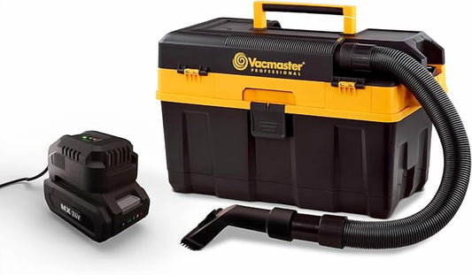 Vacmaster Professional 4-Gallon 24V MAX Cordless Wet/Dry Vac- DVTB244 0201