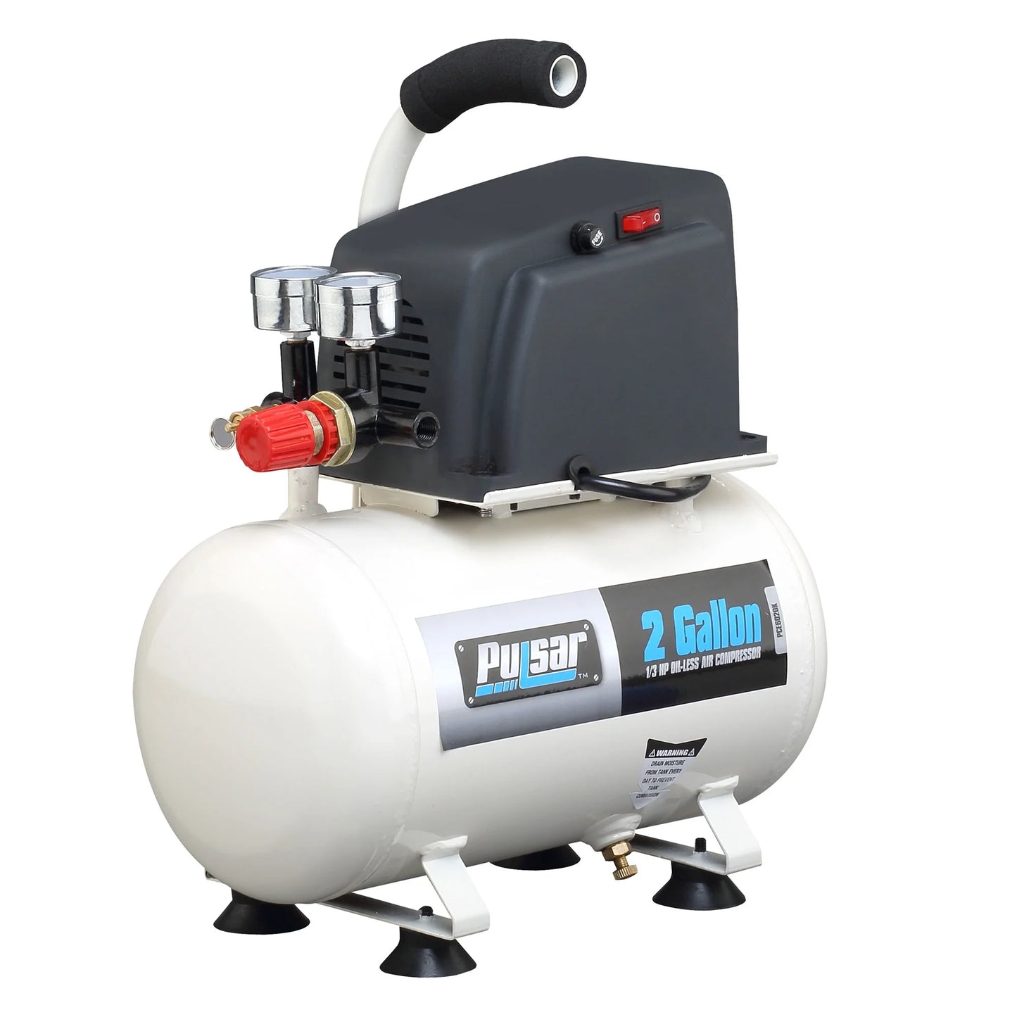 Pulsar Products PCE6021K 2 Gallon Air Compressor with Hose and Nozzle Kit