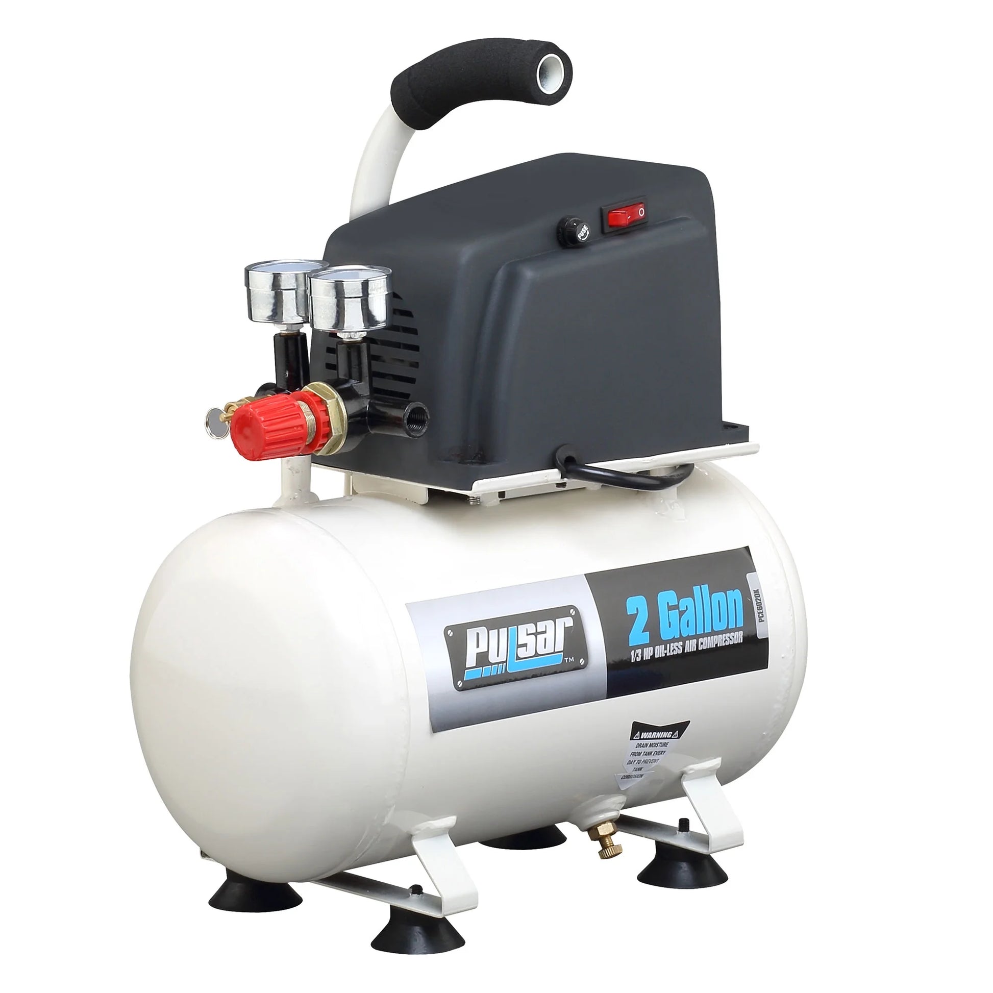 Pulsar Products PCE6021K 2 Gallon Air Compressor with Hose and Nozzle Kit